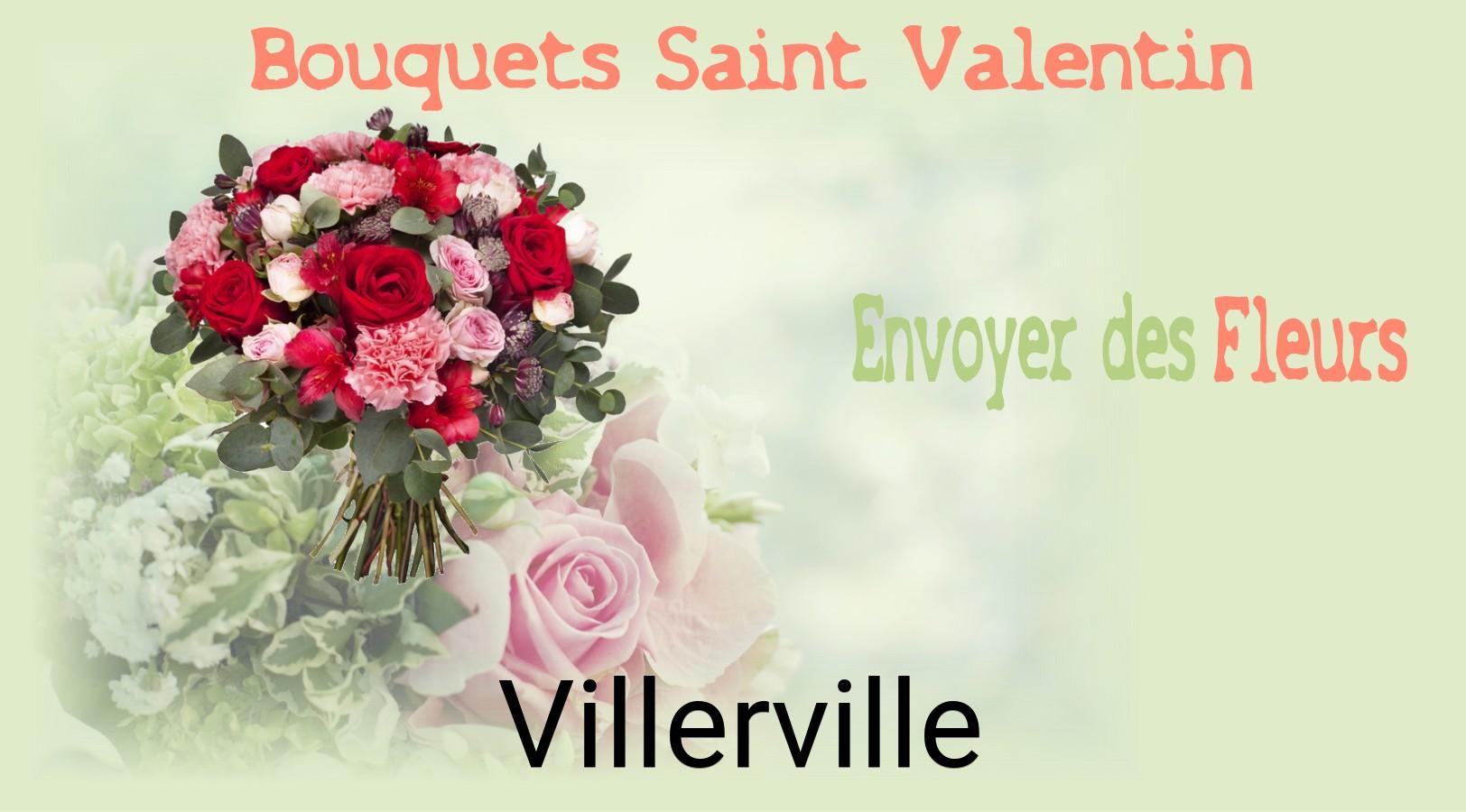Roses de Saint-Valentin livrées à Villerville